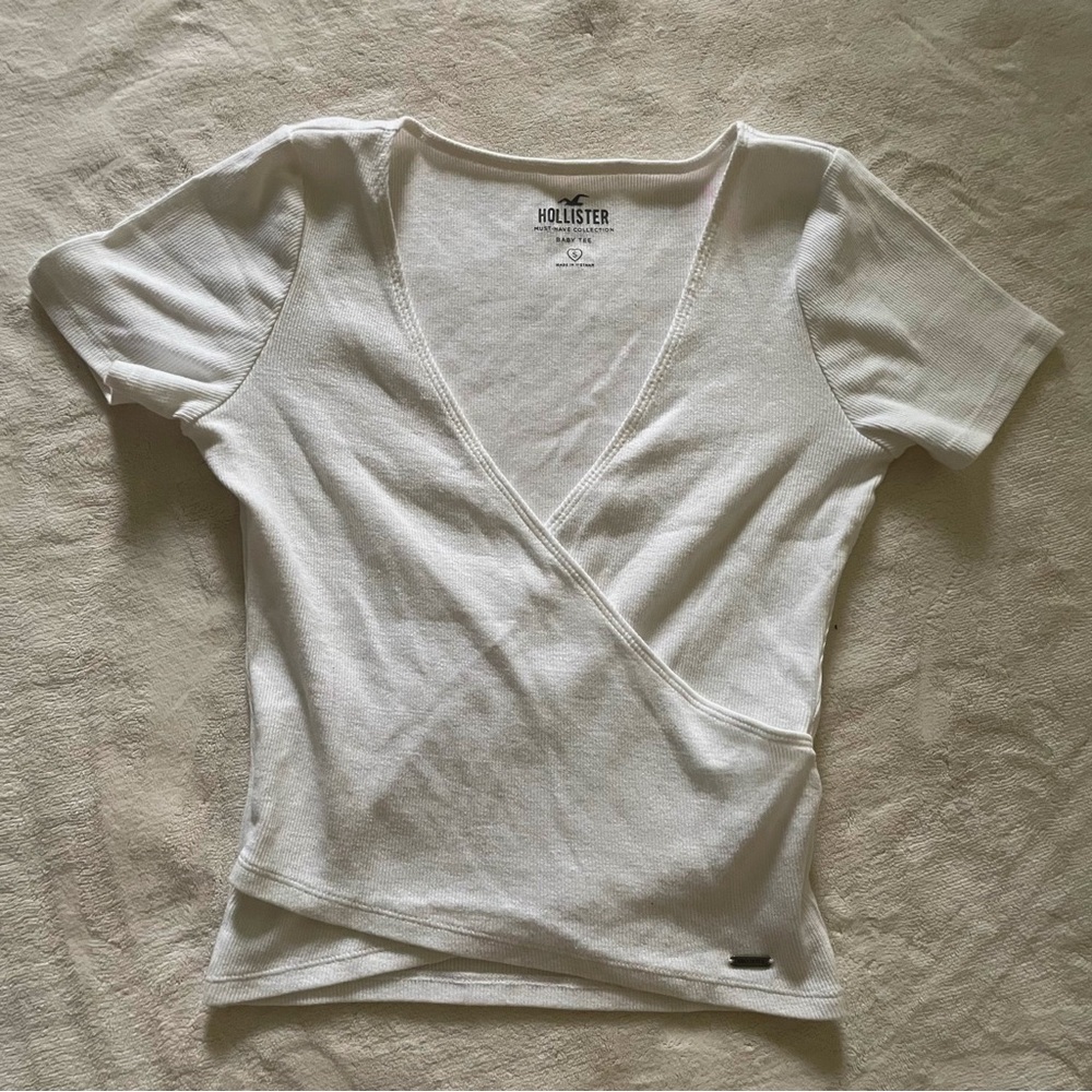 White baby tee